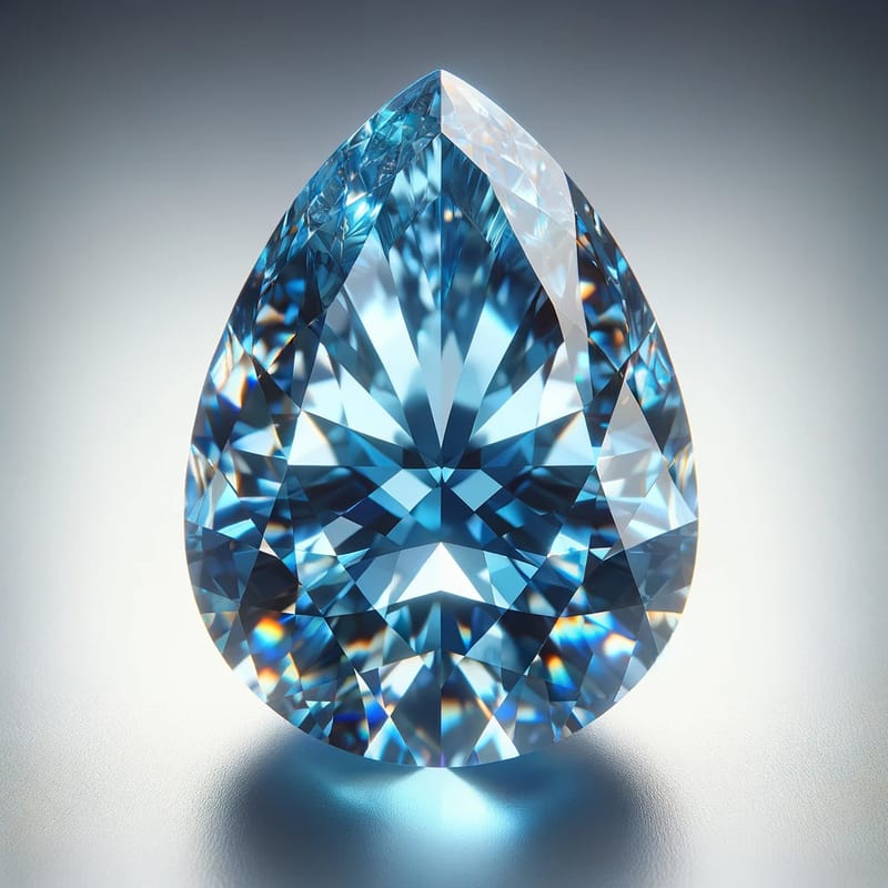 2.22 カラット VS2 クラリティファンシーブルーイーブン ブルー ペア ダイヤモンド2.22 カラット VS2 クラリティファンシーブルーイーブン ブルー ペア ダイヤモンド