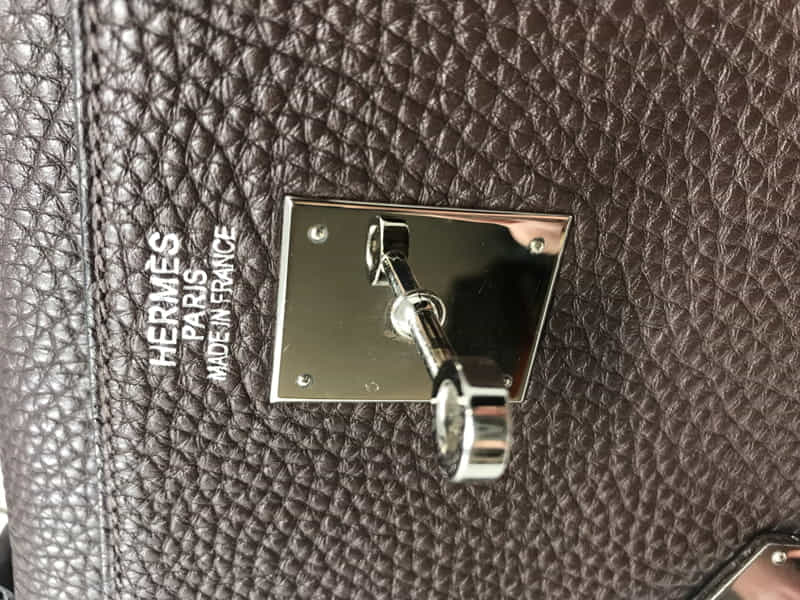 エルメス ケリー 40 チョコレートブラウン/シルバー金具 クレマンスレザー K刻印 HERMES Kelly ハンドバッグ Chocolate Brown