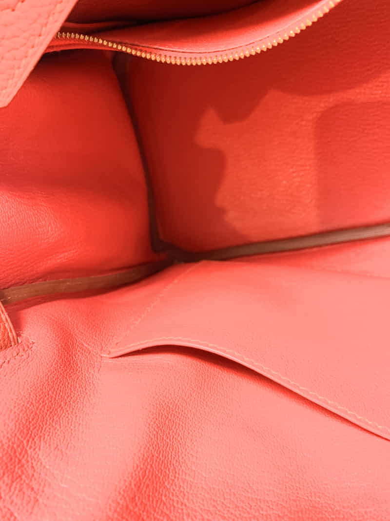 エルメス バーキン30 ルージュピヴォワンヌ/ゴールド金具 トリヨンクレマンス A刻印 HERMES Birkin ハンドバッグ