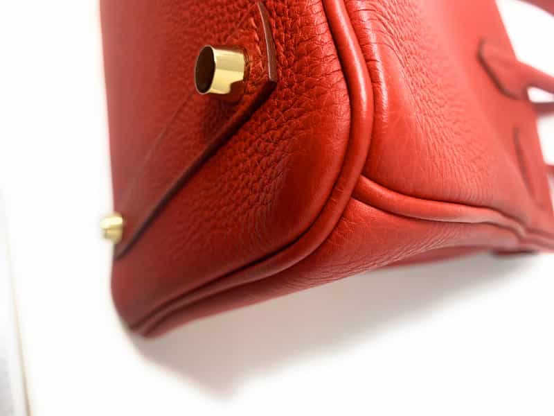 エルメス バーキン30 ルージュピヴォワンヌ/ゴールド金具 トリヨンクレマンス A刻印 HERMES Birkin ハンドバッグ