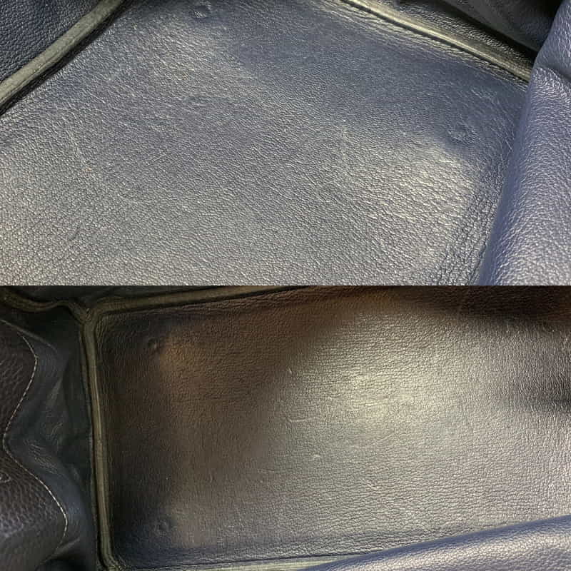エルメス バーキン ショルダー ブラック/シルバー金具 トリヨンクレマンス T刻印 HERMES Birkin ハンドバッグ Black