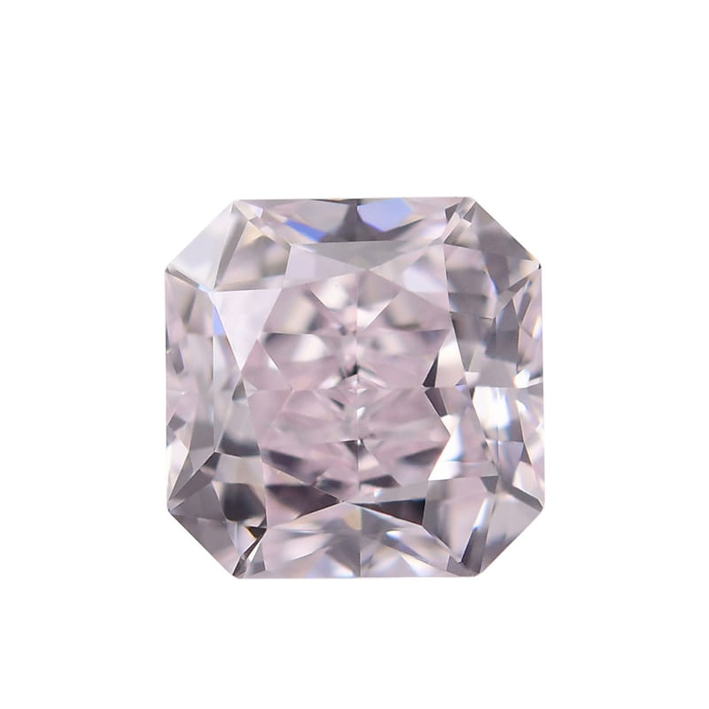 0.16 カラット ラディアン ピンク ダイヤモンド