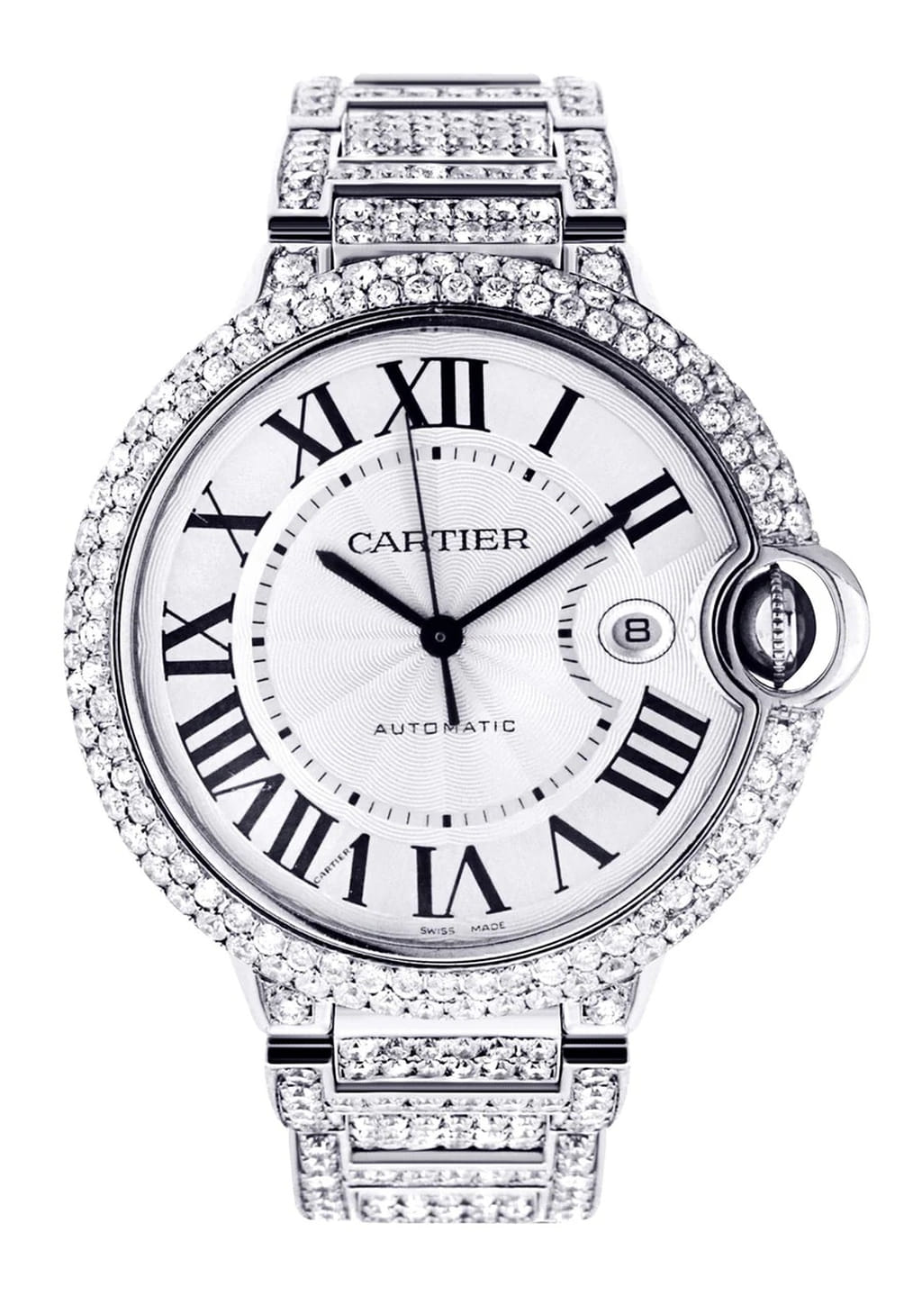 42mm Cartier カルティエバロンブルー ウォッチ