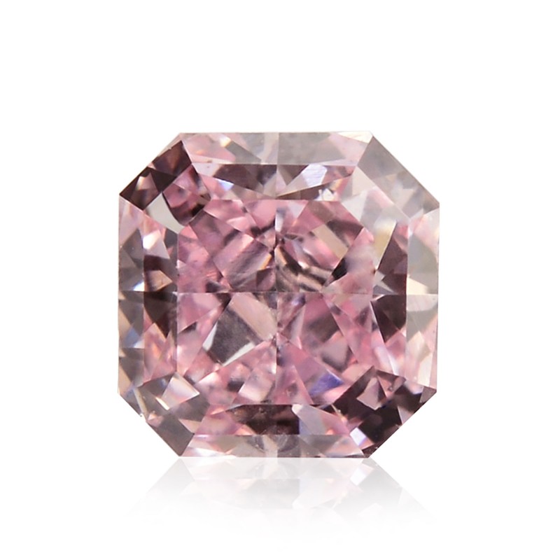 0.32 カラット SI2 ラディアント ピンク ダイヤモンド