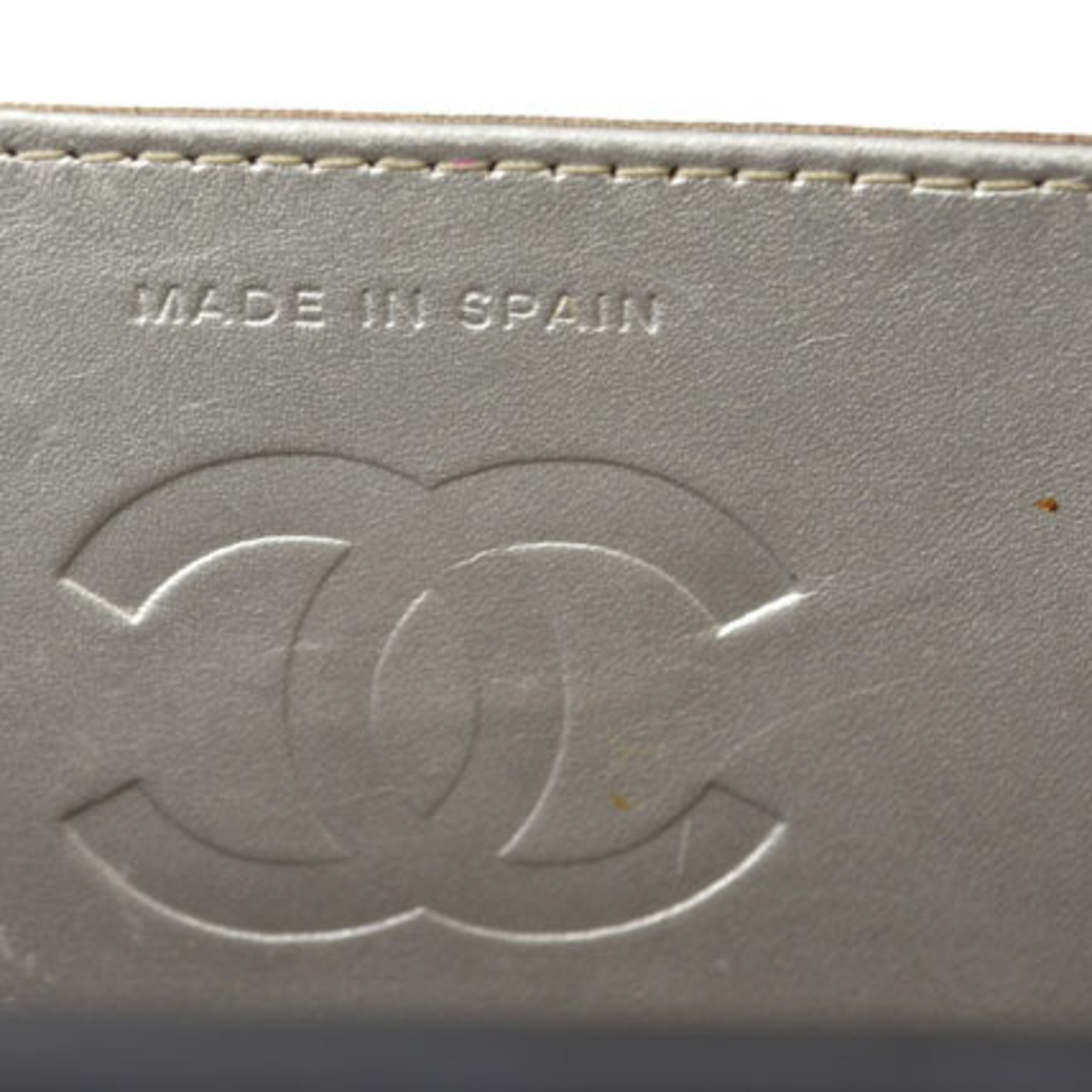 CHANEL シャネル カンボンライン ウォレット オン チェーン WOC ショルダーバッグ 黒 白 CCロゴ