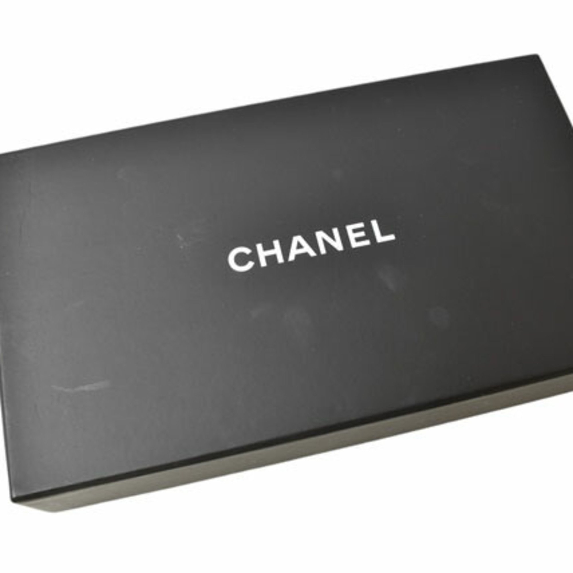 CHANEL シャネル カンボンライン ウォレット オン チェーン WOC ショルダーバッグ 黒 白 CCロゴ