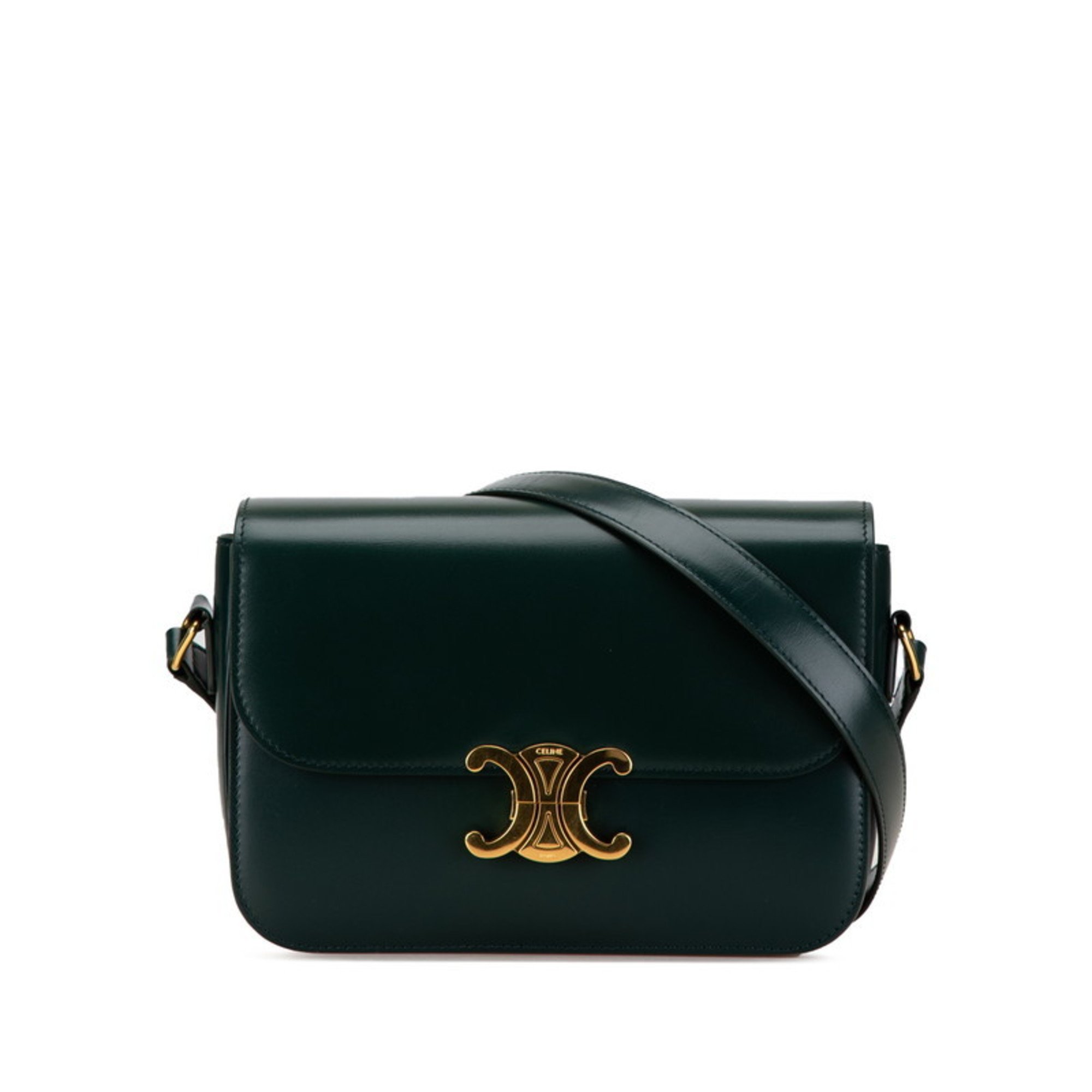 CELINE セリーヌ クラシックティーン トリオンフ バッグ シャイニーカーフスキン