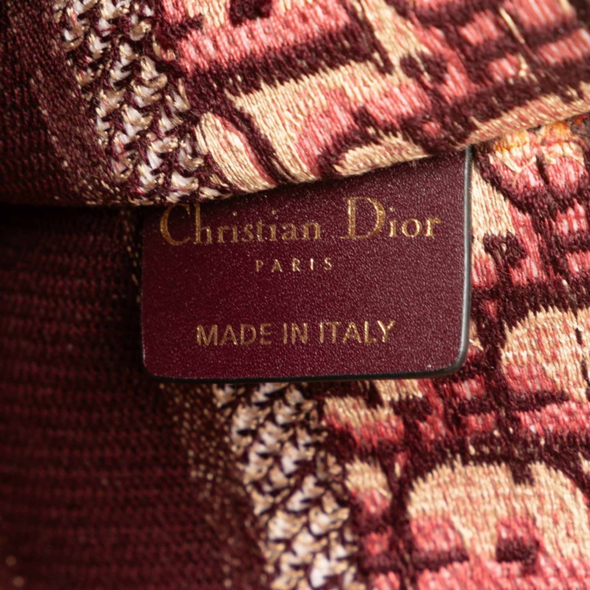 Christian Dior Book Tote ブックトート ミニ ボルドー FAVOLOSO ダイヤモンド / Christian Dior クリスチャン ディオール