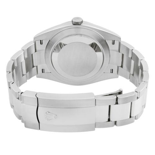 ロレックス デイトジャスト 41 スレート グレー ダイヤル オイスター ブレスレット メンズ腕時計