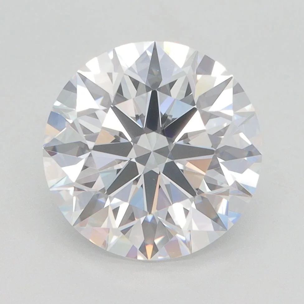 3.06 カラット ラウンド D VVS2 ラボ ダイヤモンド