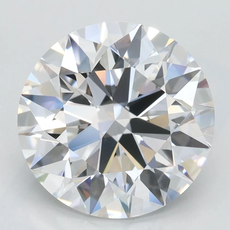 3.58 カラット ラウンド D VVS1 ラボ ダイヤモンド