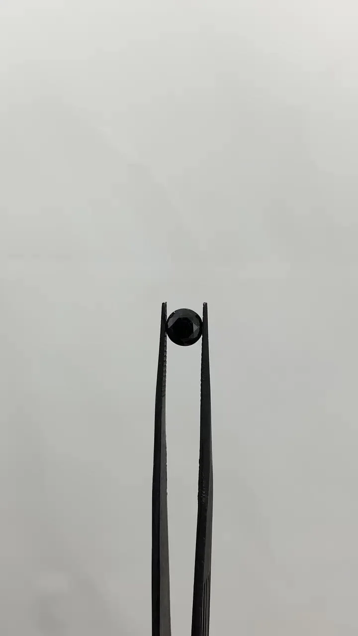 1.02 カラット ラウンド ファンシー ブラック VVS2 天然 ダイヤモンド