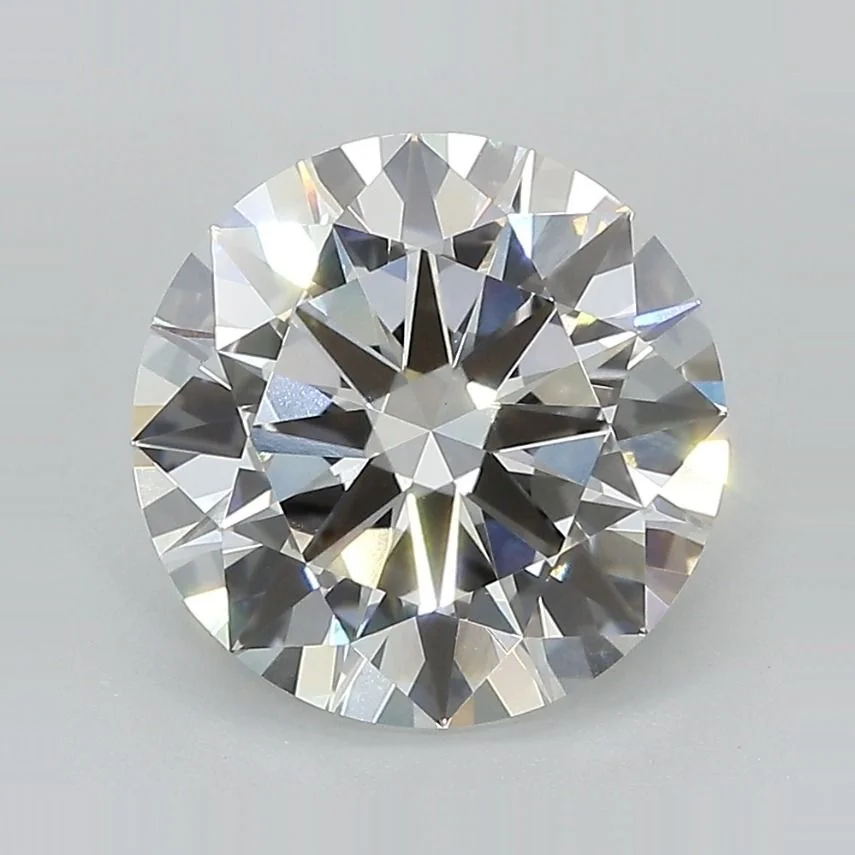 3.38 カラット ラウンド F VS1 ラボ ダイヤモンド