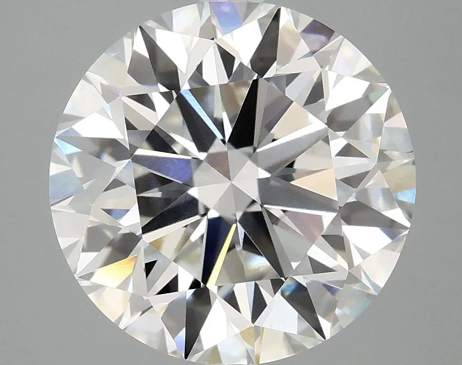 4.89 カラット ラウンド F VS1 ラボ ダイヤモンド